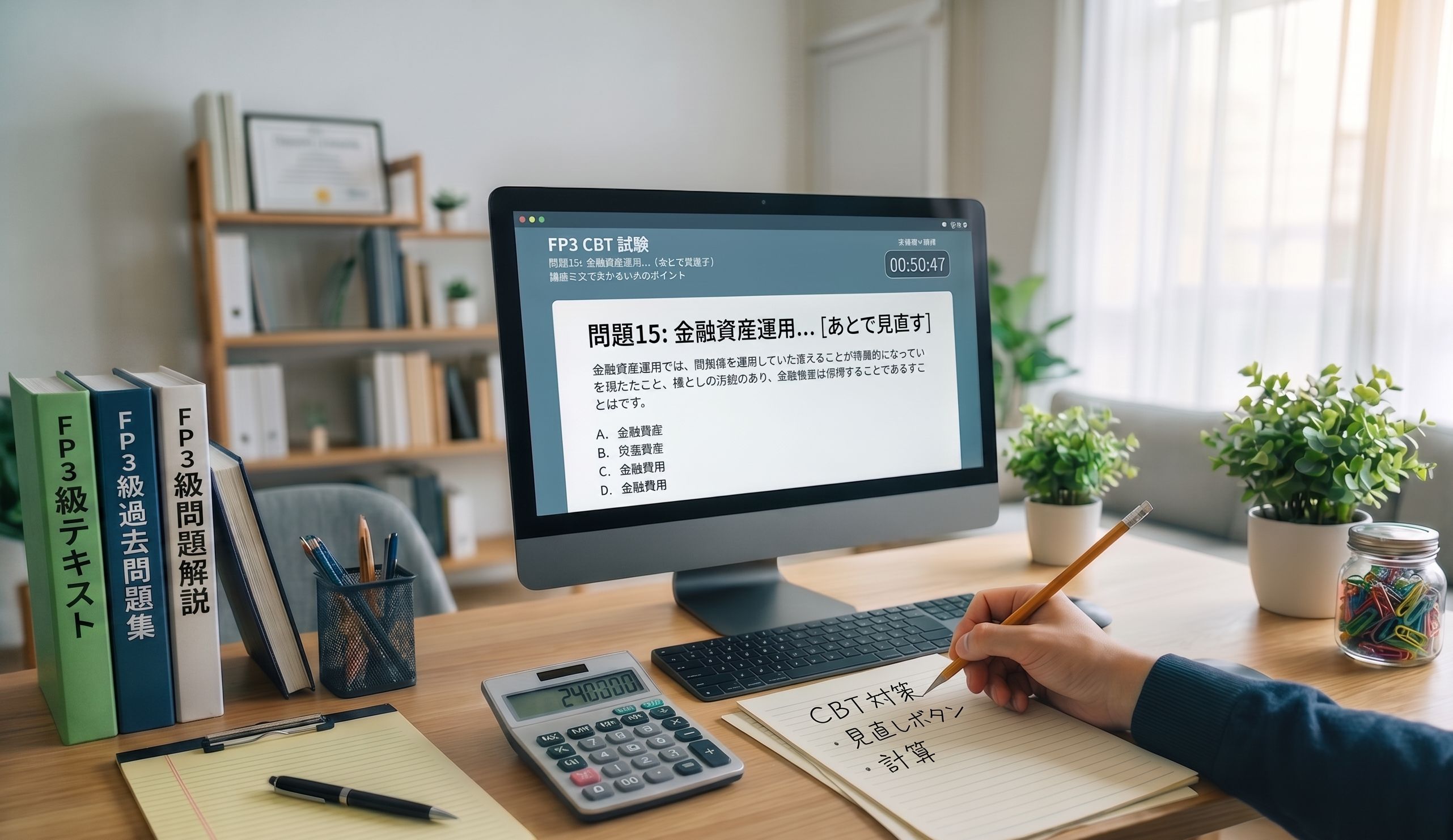 FP3級「CBT試験」で失敗しないための当日対策チェックリスト