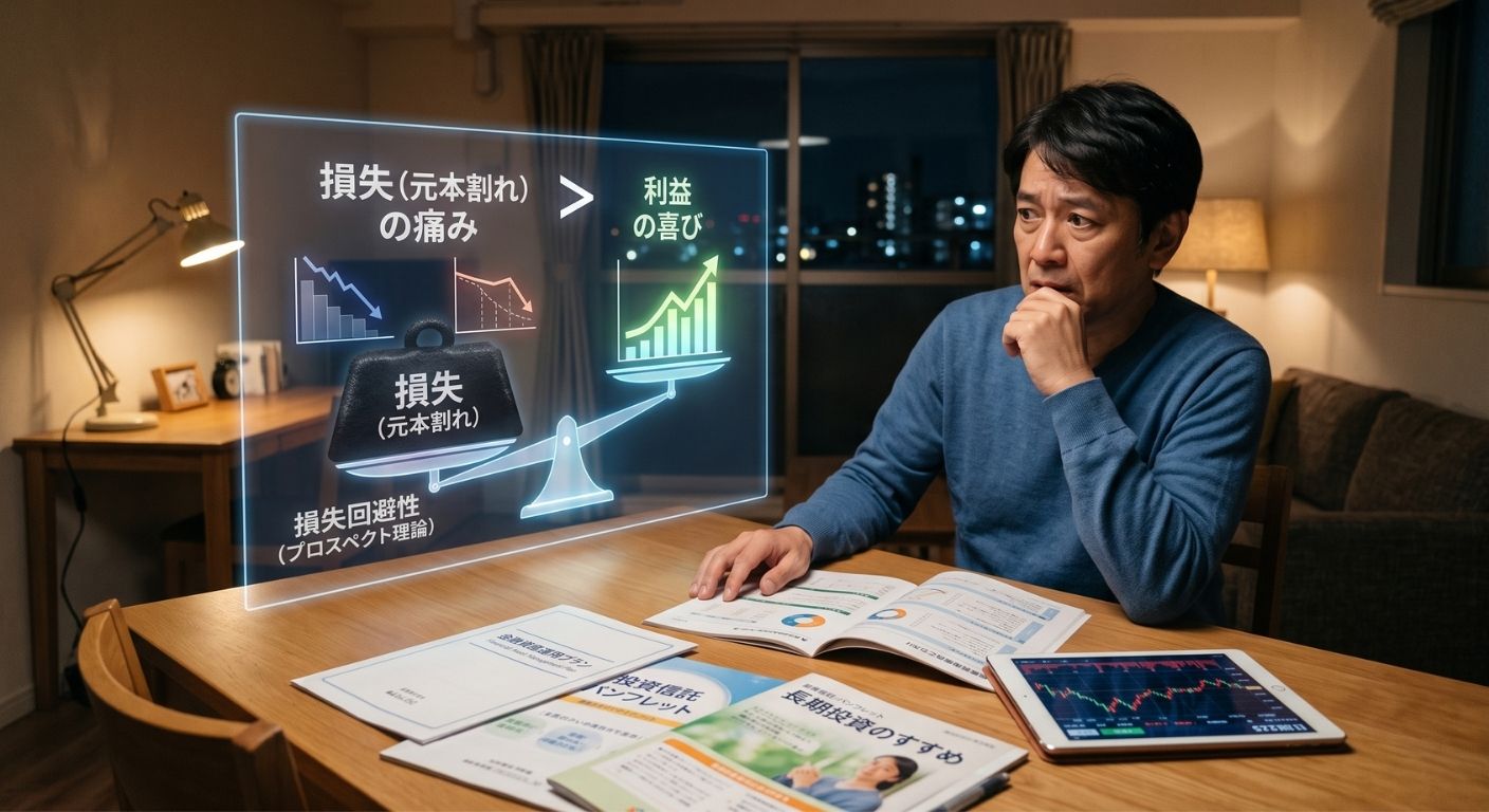 「損したくない」心理が投資の邪魔をする？初心者がつみたてNISAを始めるべき科学的な理由